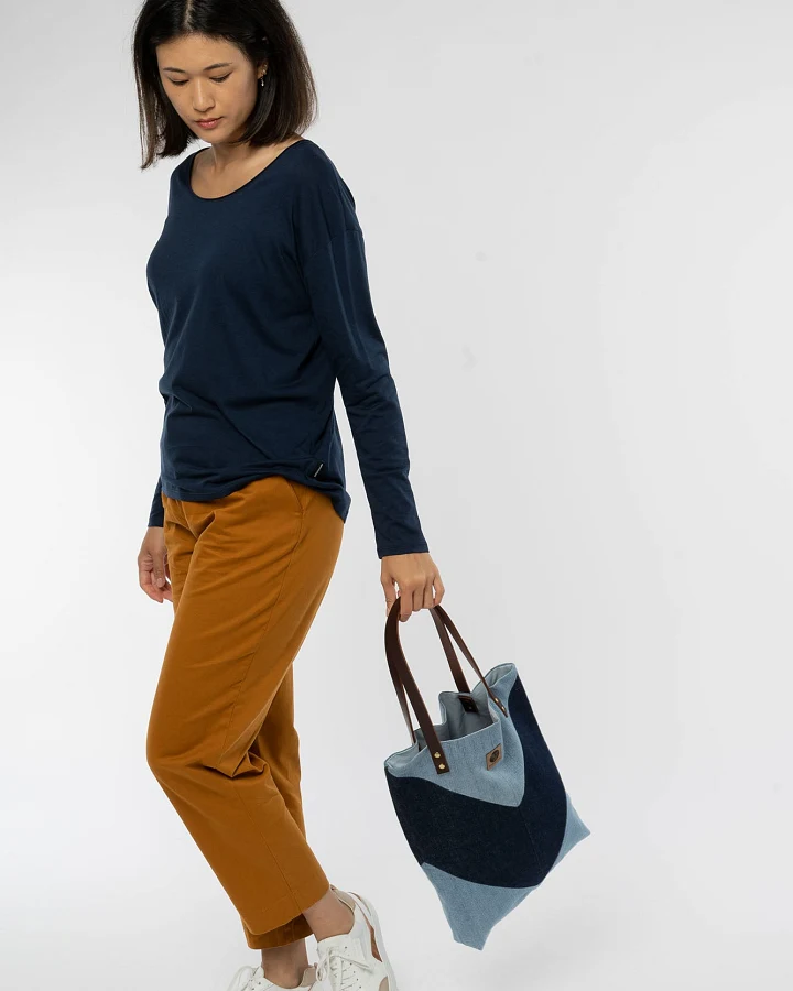Casual Longsleeve aus Bio Baumwolle & ECOVERO™