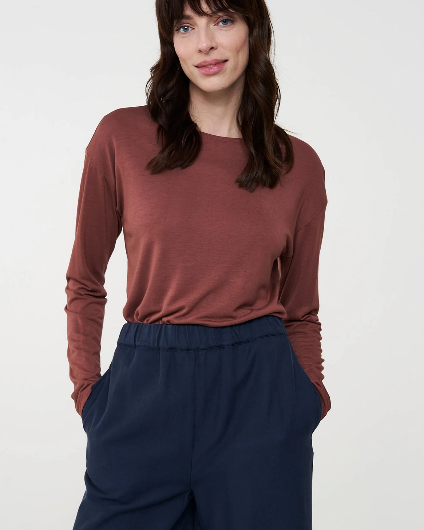 Casual Longsleeve aus Bio Baumwolle & ECOVERO™ – Ansicht 2