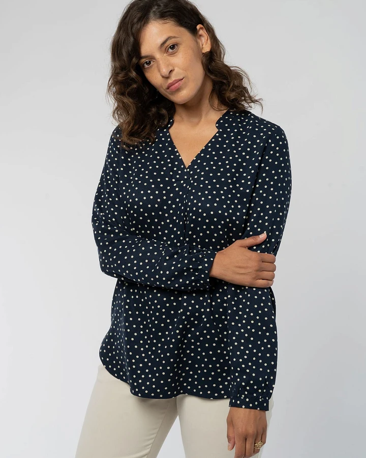 Bluse aus Bio Baumwolle & ECOVERO™