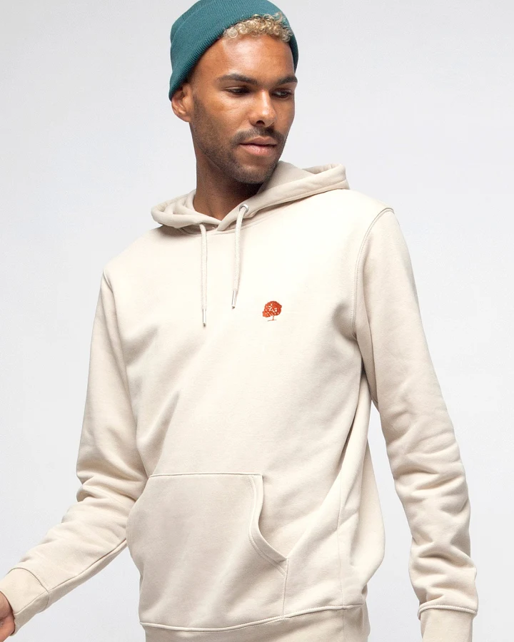 Hoodie aus Bio Baumwolle & recyceltem Polyester