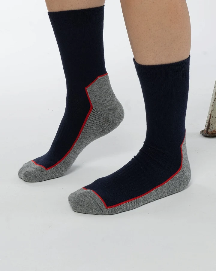 Wandersocken aus Bio Baumwolle & Wolle