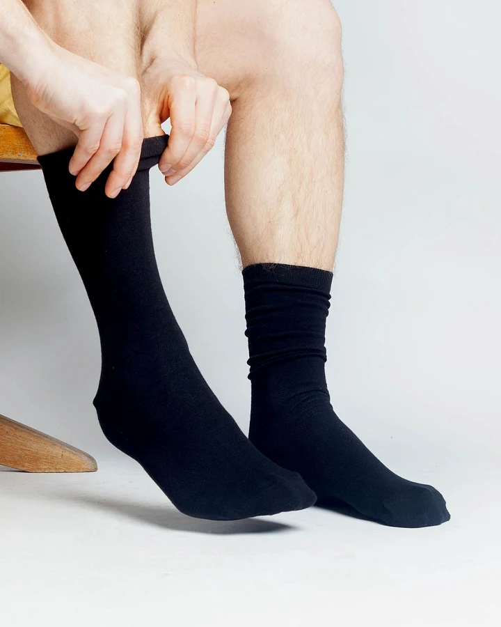 Klassische Socken aus Bio Baumwolle