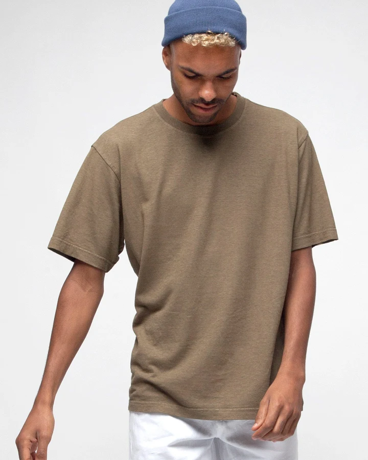 Legeres lockeres Hanf T-Shirt für Männer