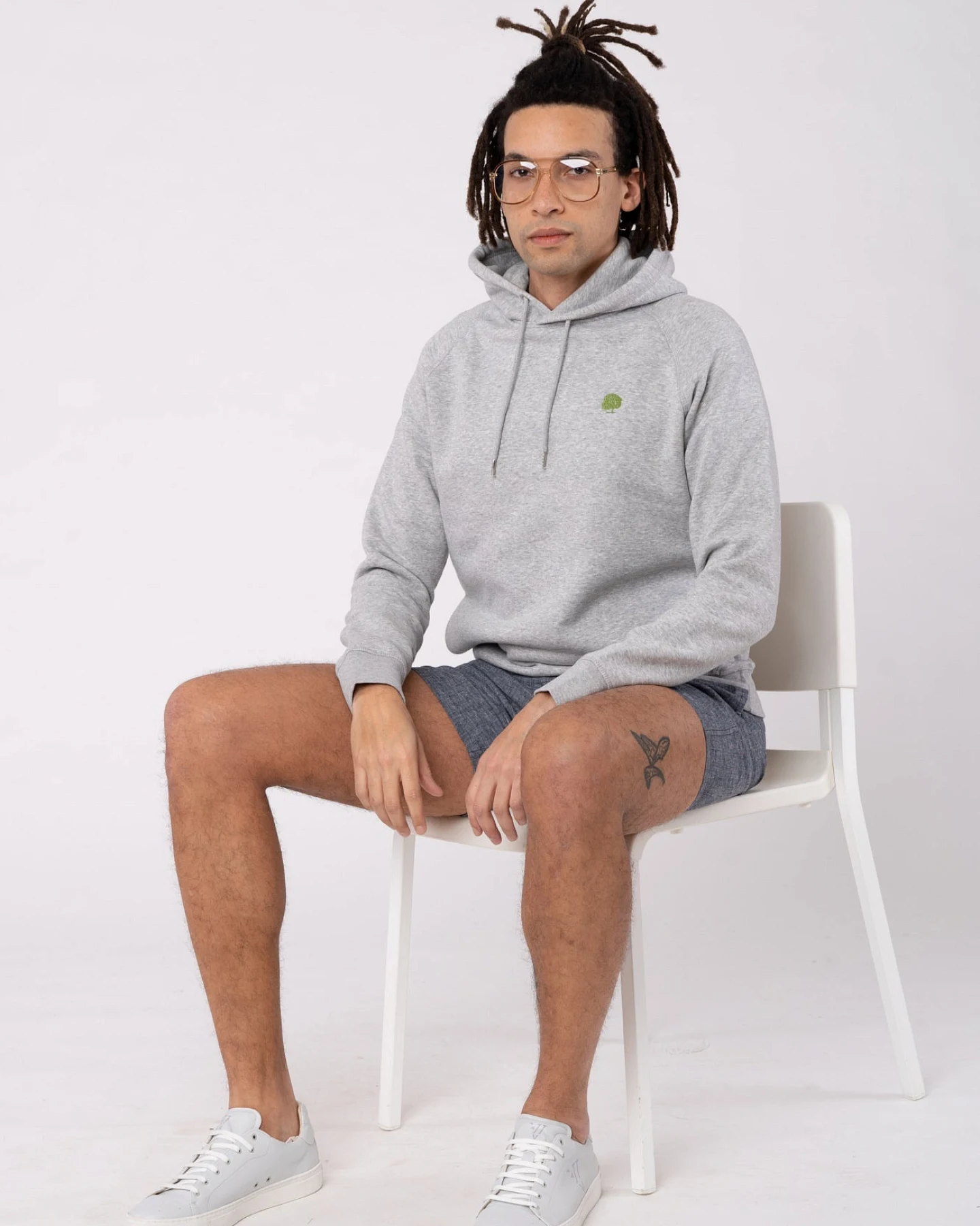 Sweatshirt Hoodie mit Seitentaschen – Ansicht 4