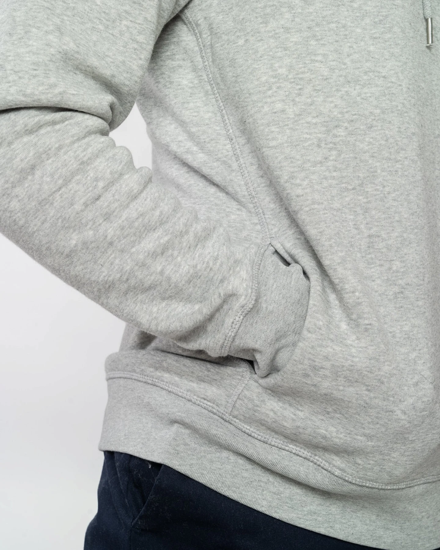 Sweatshirt Hoodie mit Seitentaschen – Ansicht 6