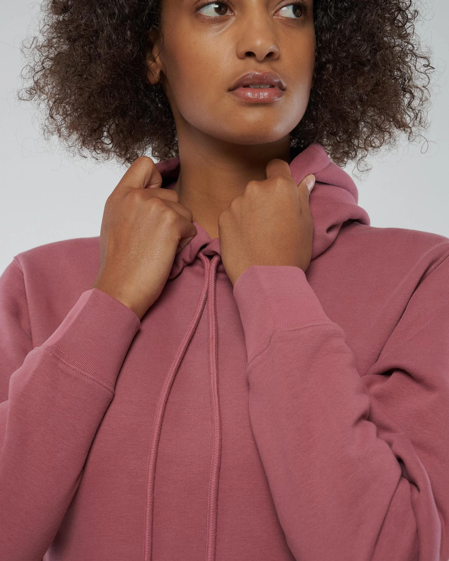 Hoodie Kleid mit langen Ärmeln – Ansicht 3