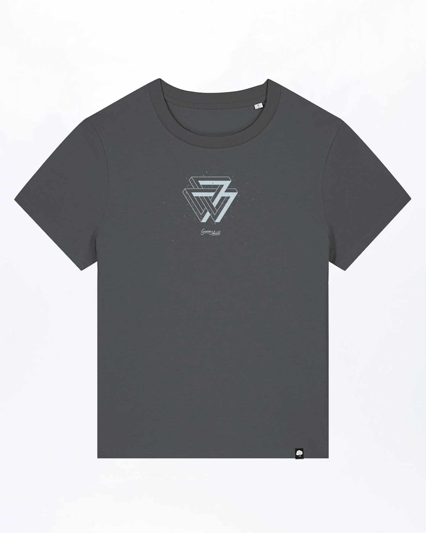 Melange Triangle T-Shirt für Frauen – Ansicht 5