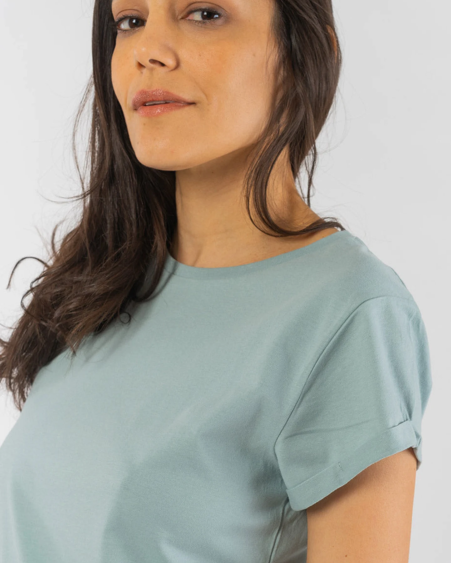 Vintage T-Shirt für Frauen Rolled Sleeve – Ansicht 3