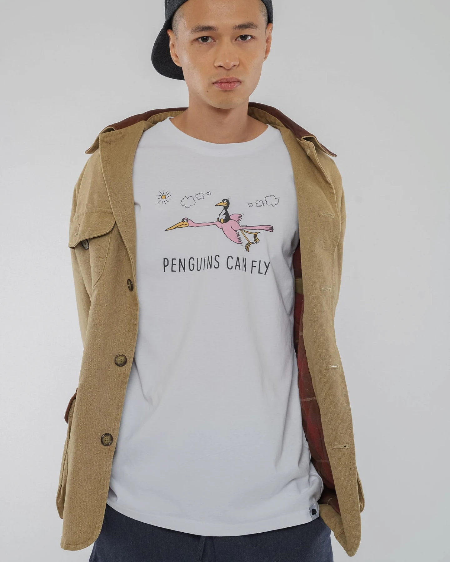 Flying Penguins Standard Bio T-Shirt – Ansicht 2
