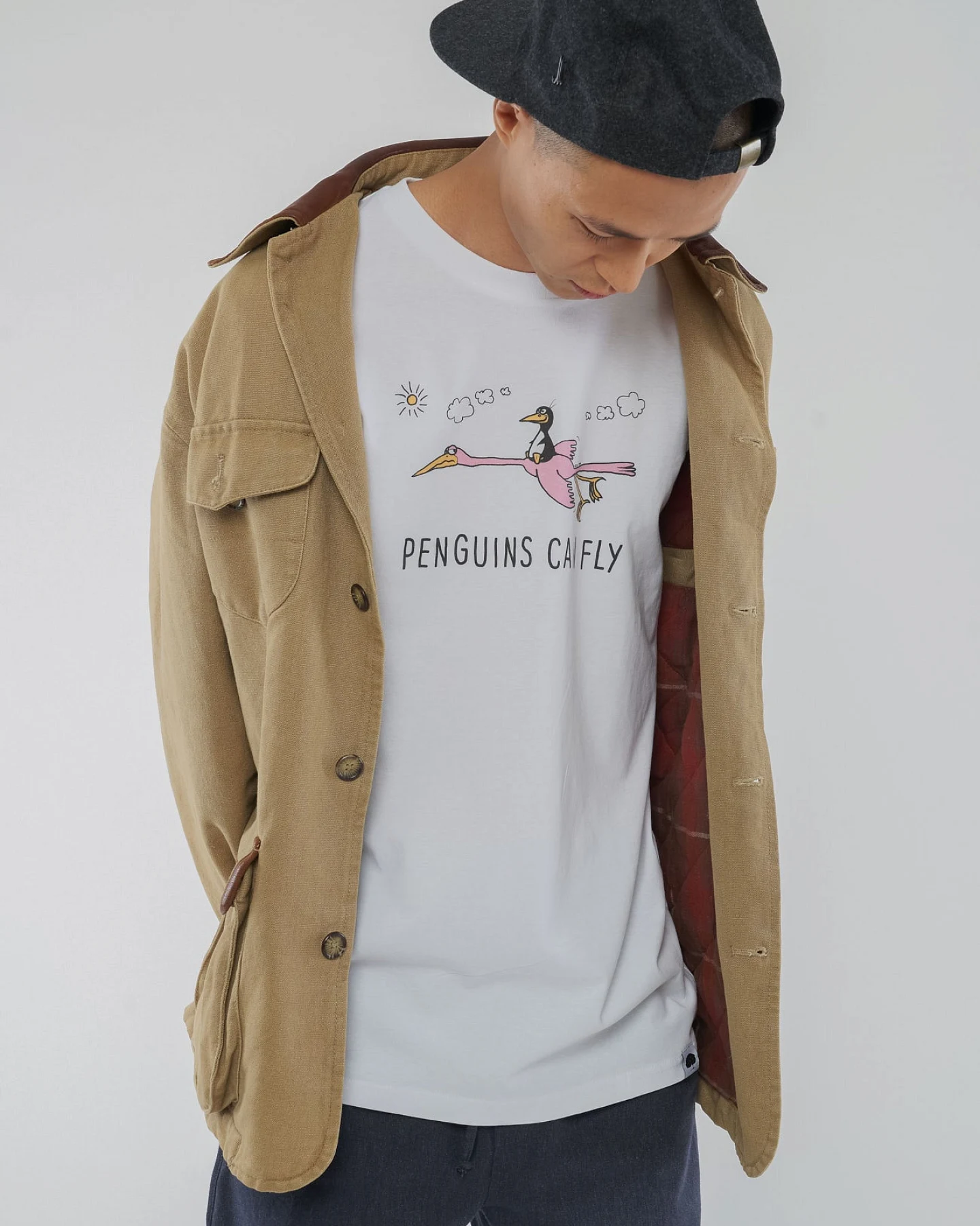Flying Penguins Standard Bio T-Shirt – Ansicht 3