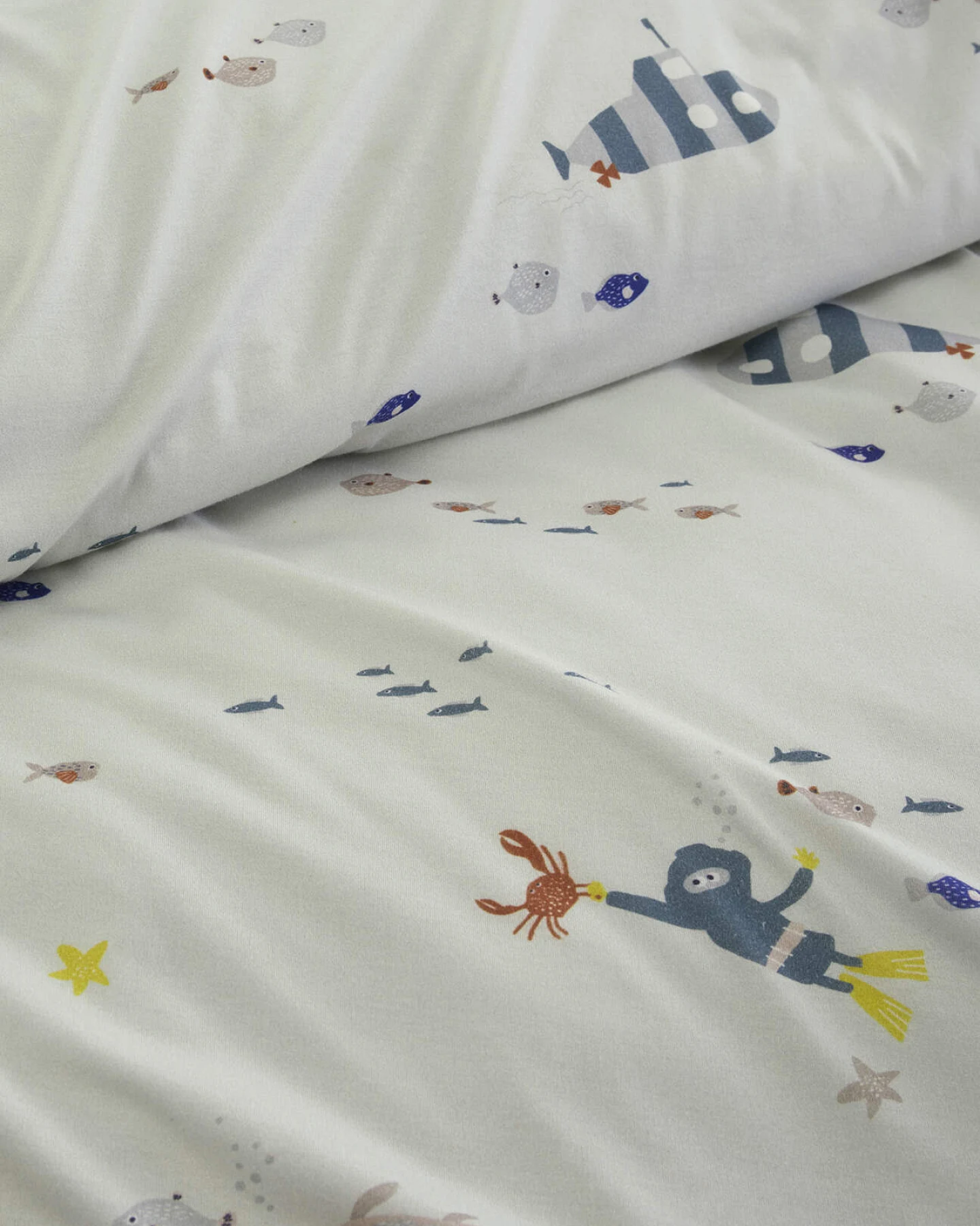 hessnatur Baby Jersey Bettwäsche aus Bio-Baumwolle - weiß - Größe 100x135 / 40x60 cm – Ansicht 4