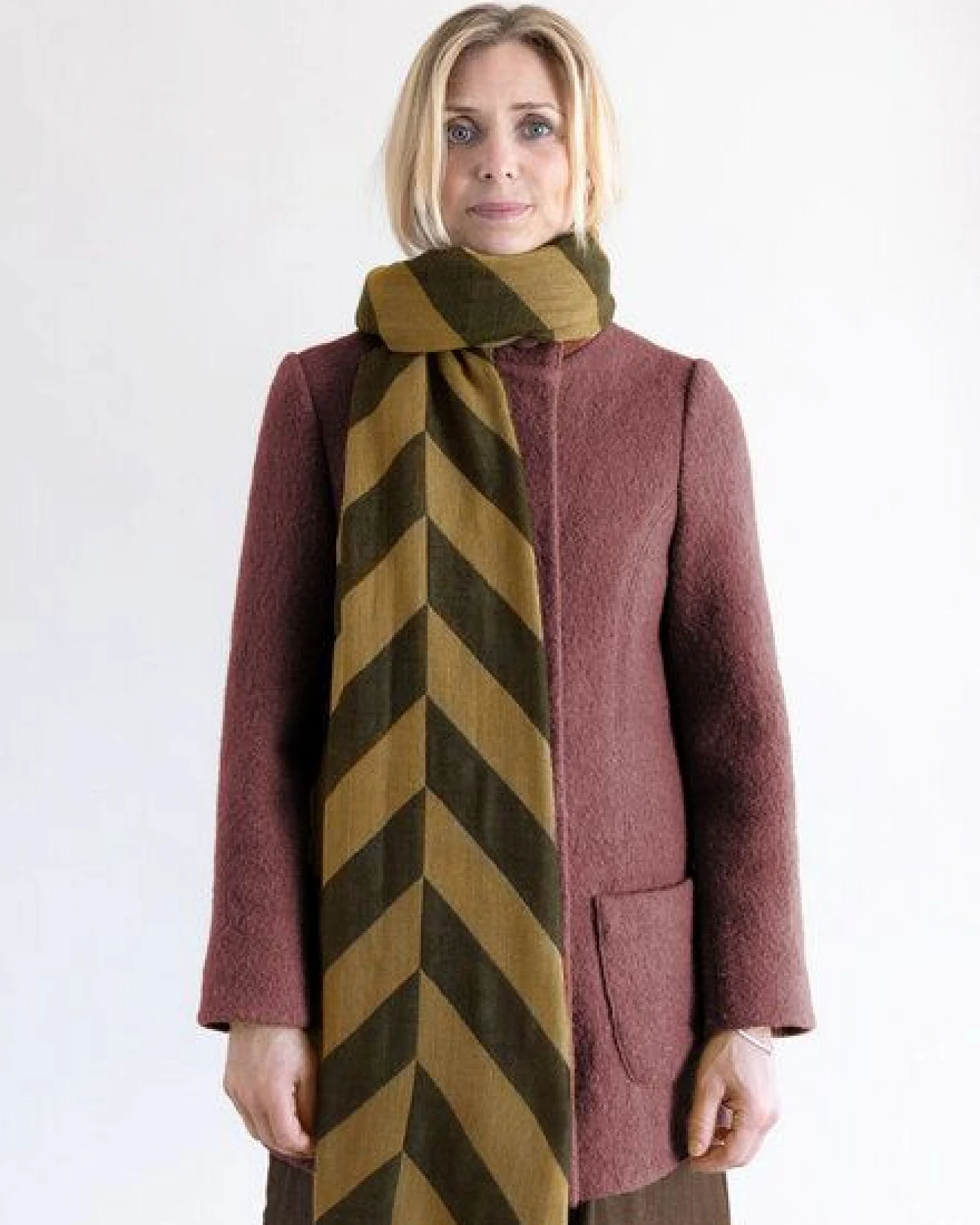 Djian Schal aus 100% Merino-Wolle – BOLD STRIPES – mulesingfrei – Ansicht 4