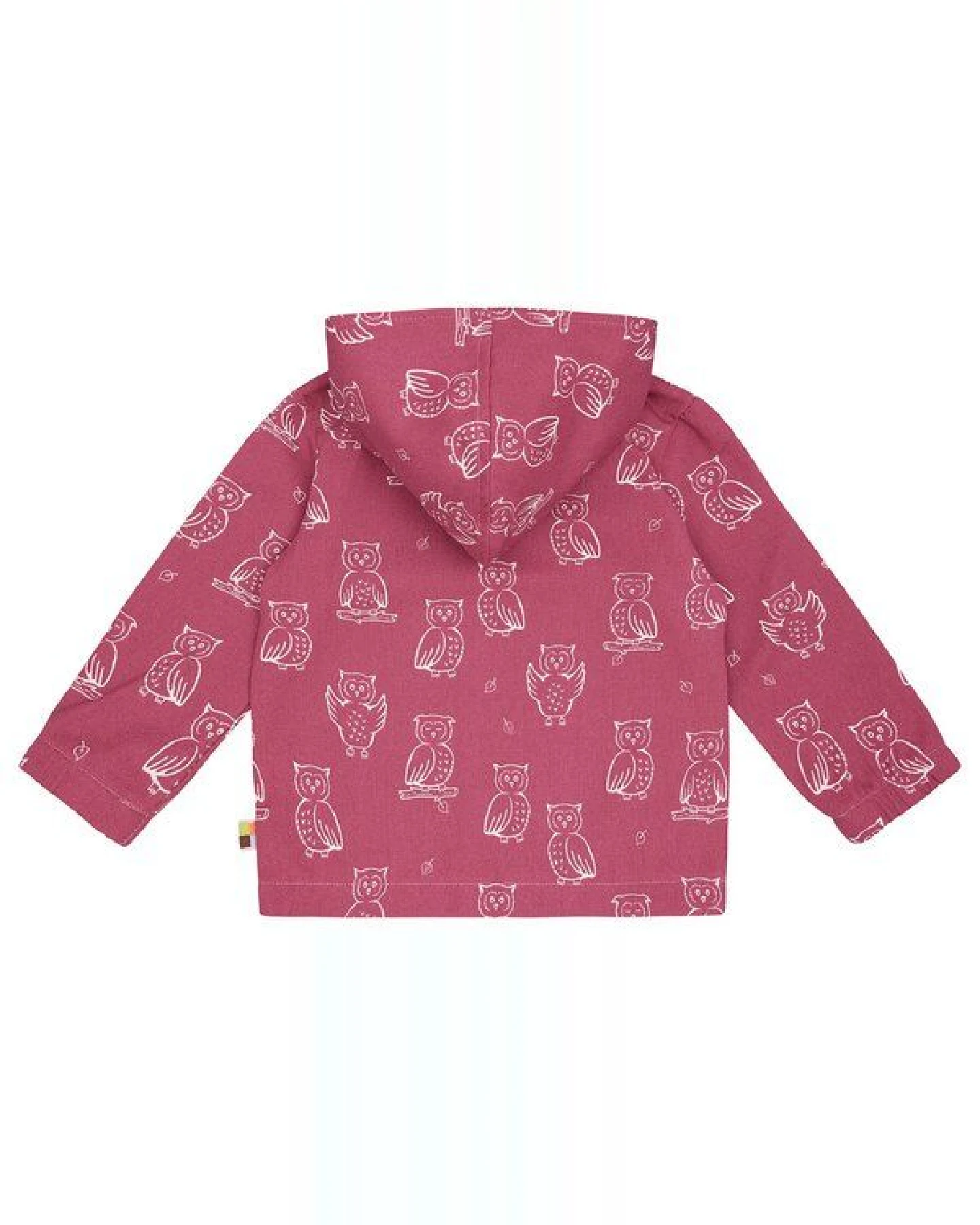 loud + proud Babys & Kinder Wasserabweisende Jacke mit Druck, GOTS-zertifiziert – Ansicht 2