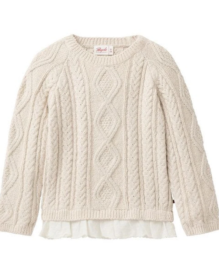 Produktseite: People Wear Organic Strick Pullover, natur