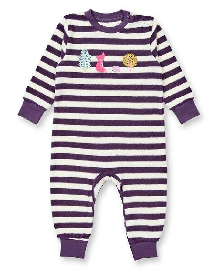 Darkplum Weiß Geringelt