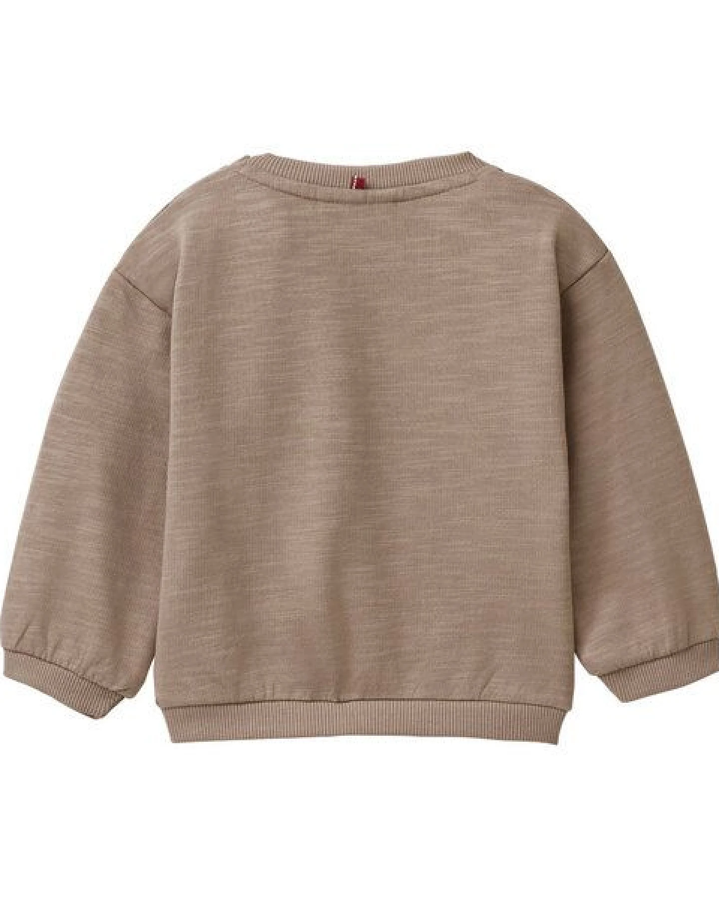 People Wear Organic Sweat Pullover, braun uni, "Hund" – Ansicht 2
