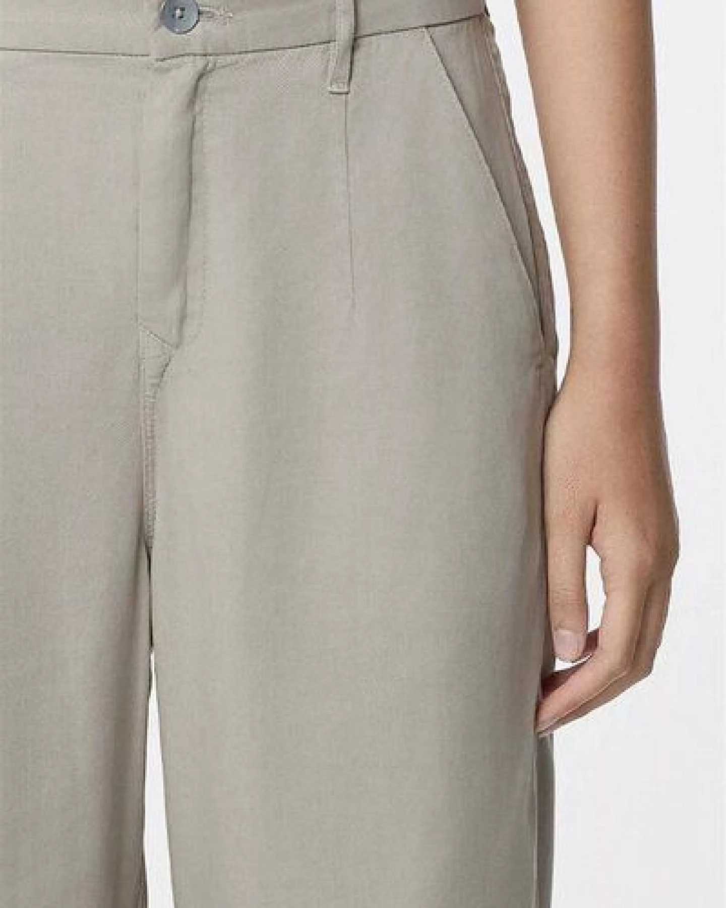 DAWN Tapered Fit Tencelhose Jogger Modell: Sunshine – Ansicht 2