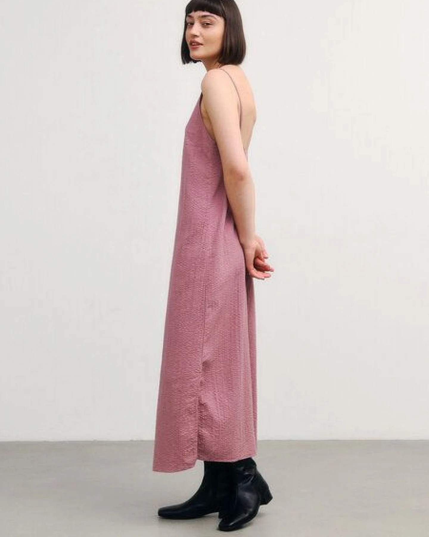 Rotholz Damen Kleis - Easy Dress - aus Bio-Baumwolle – Ansicht 3