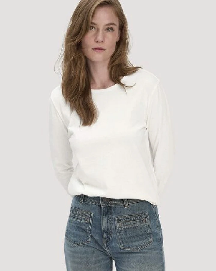 hessnatur Langarmshirt aus reiner Bio-Baumwolle