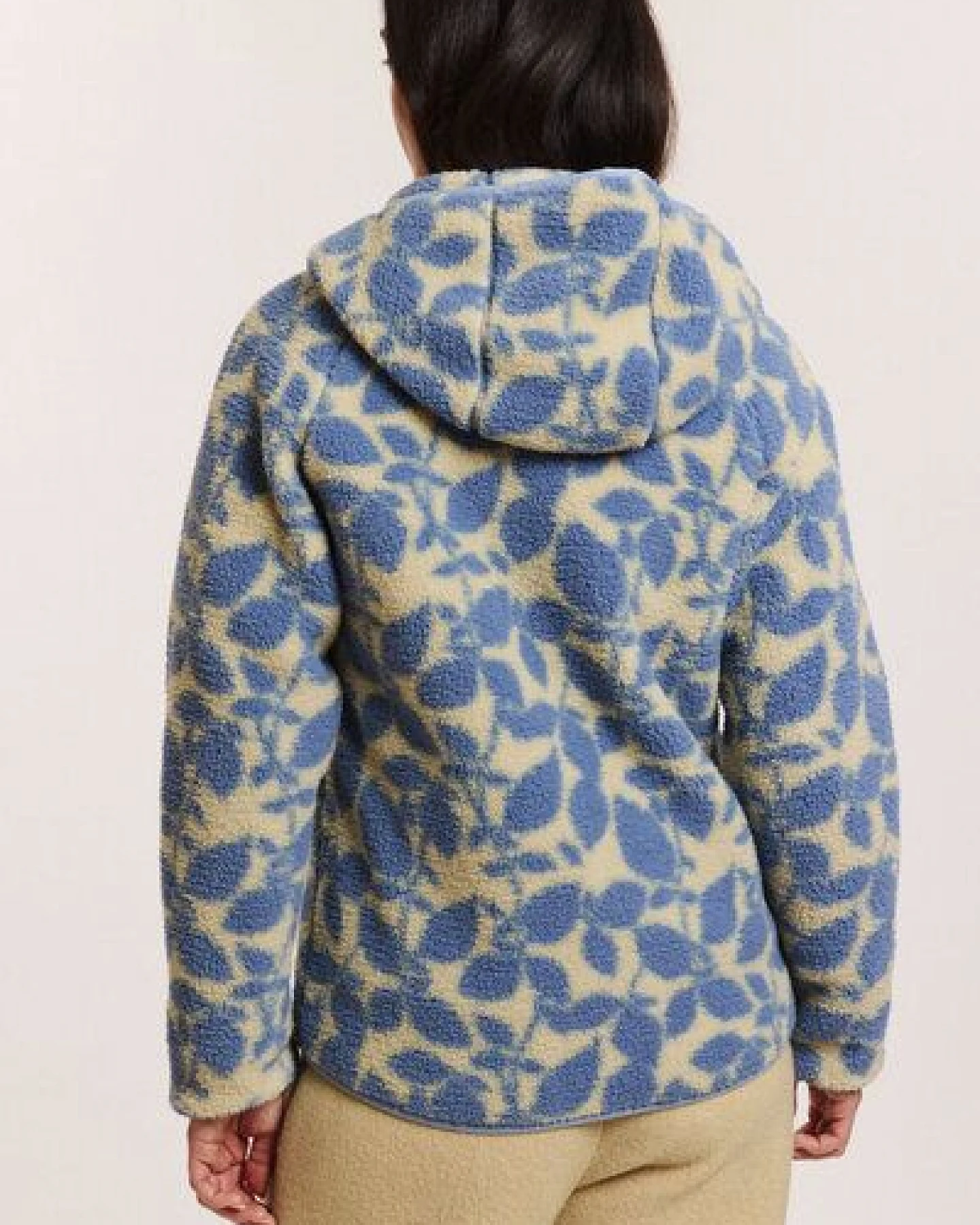 TRANQUILLO Teddy-Fleecejacke Alinaa aus recyceltem Polyester – Ansicht 3