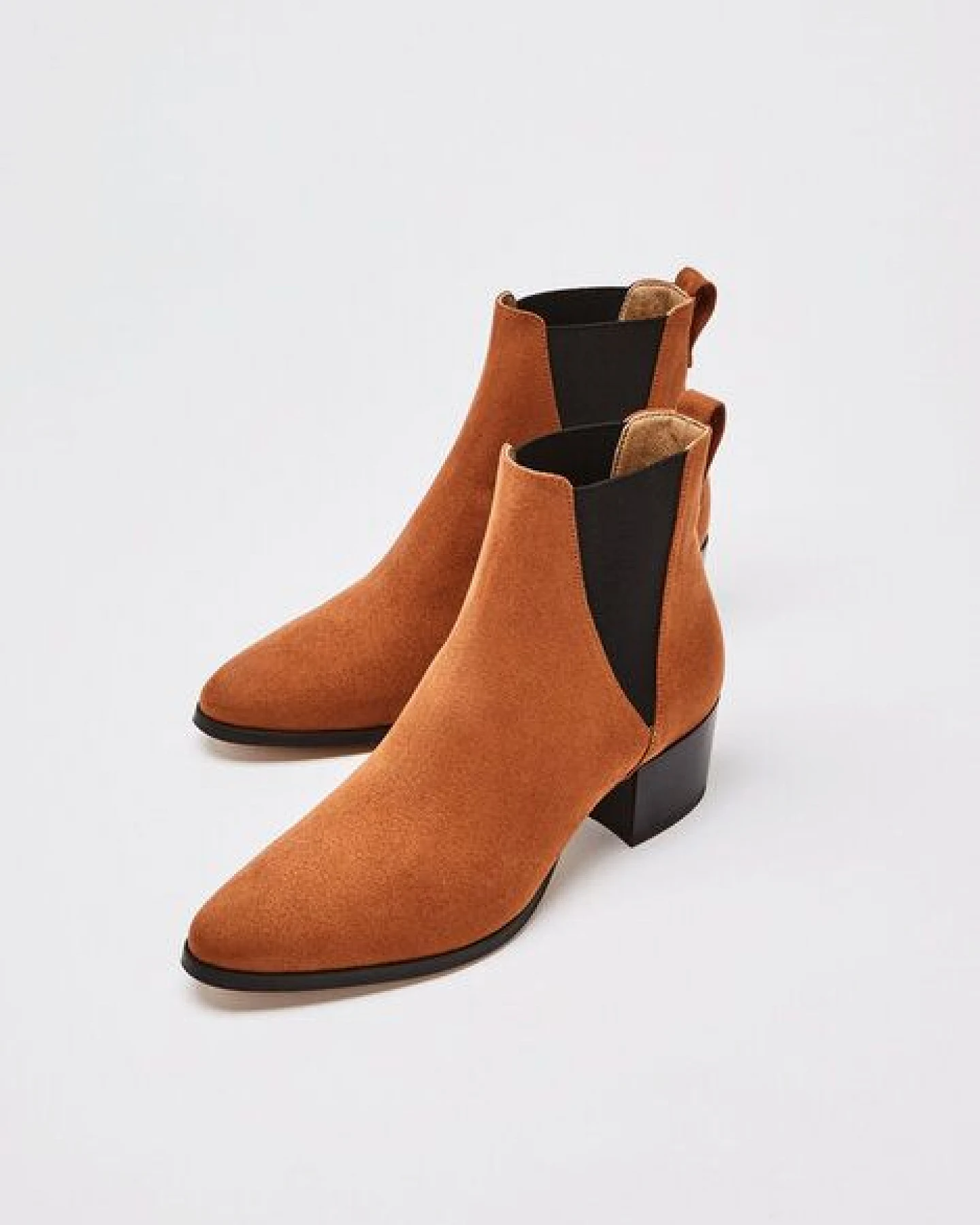 NINE TO FIVE #brygge - veganer Chelsea Boot mit Blockabsatz – Ansicht 3
