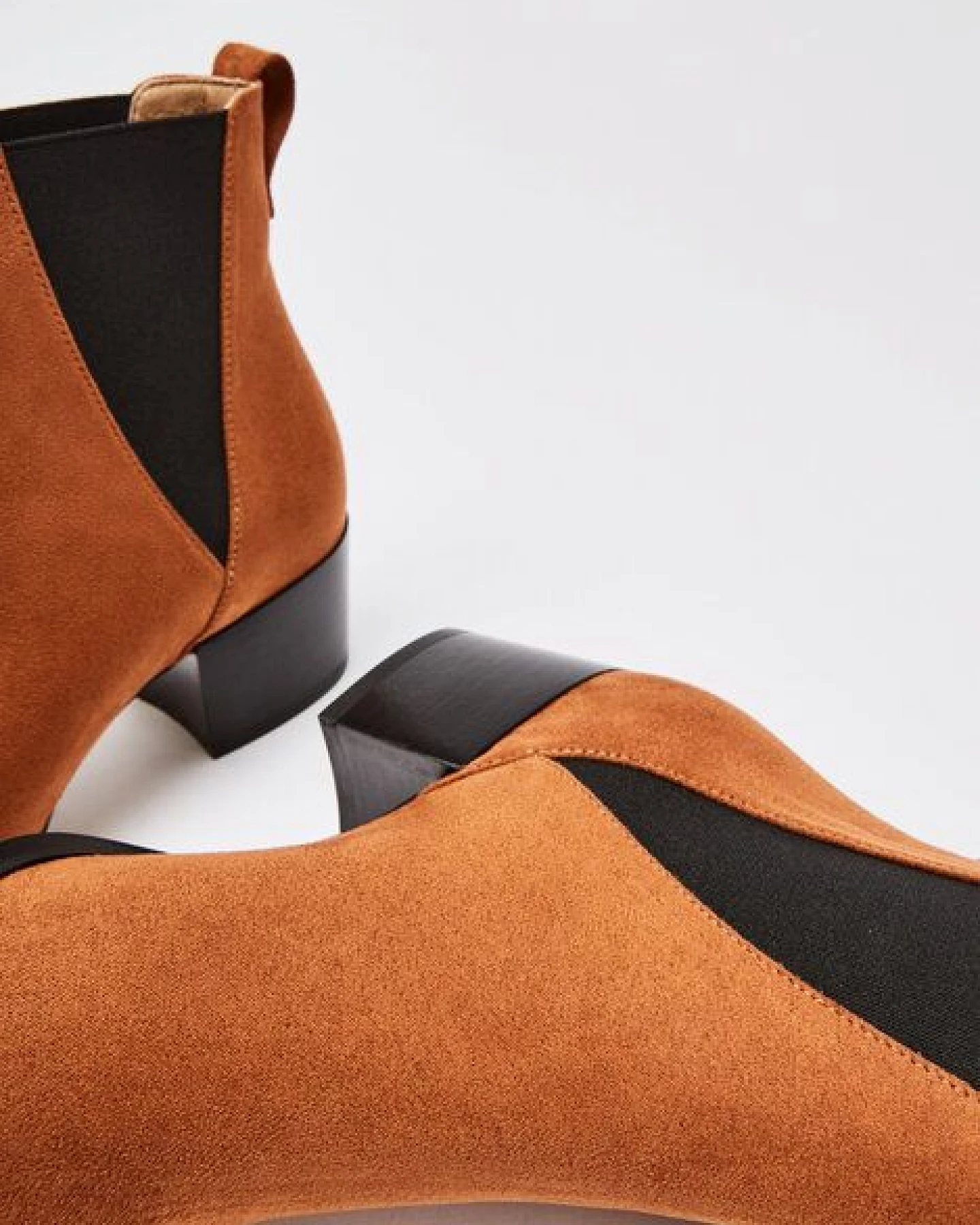 NINE TO FIVE #brygge - veganer Chelsea Boot mit Blockabsatz – Ansicht 4