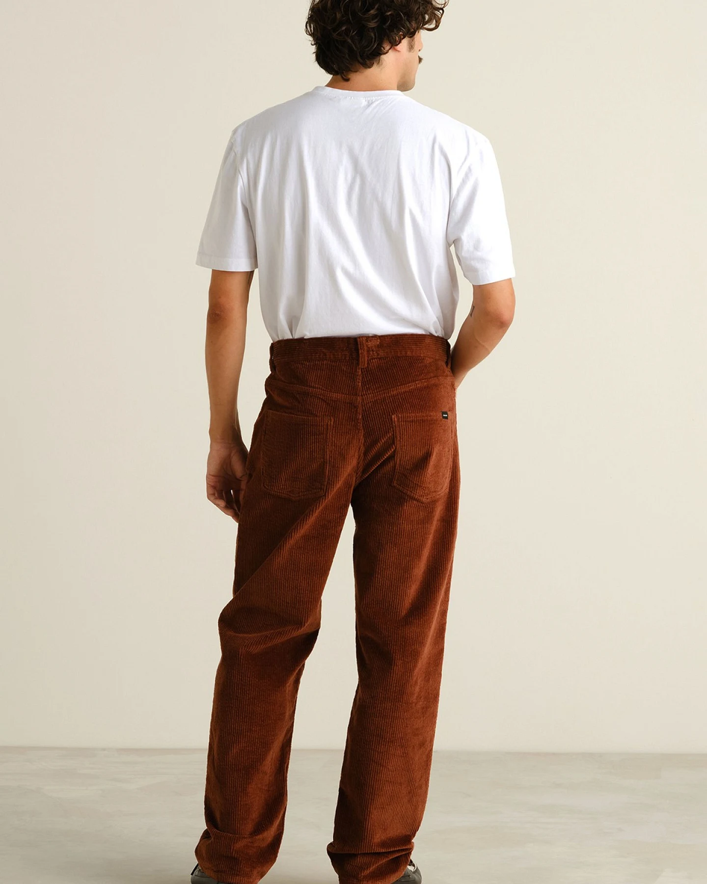Hose Hamburg Corduroy Braun – Ansicht 3
