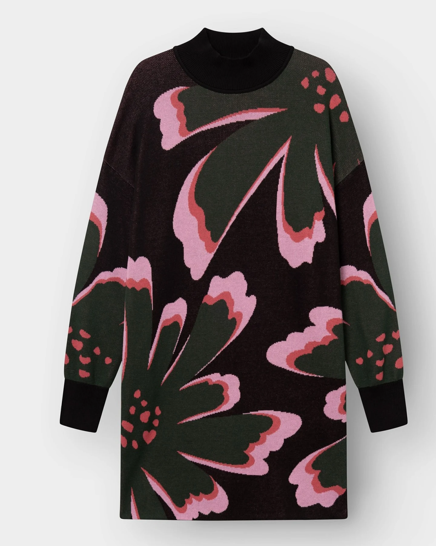 Kleid Nikkala Big Bloom Schwarz – Ansicht 4