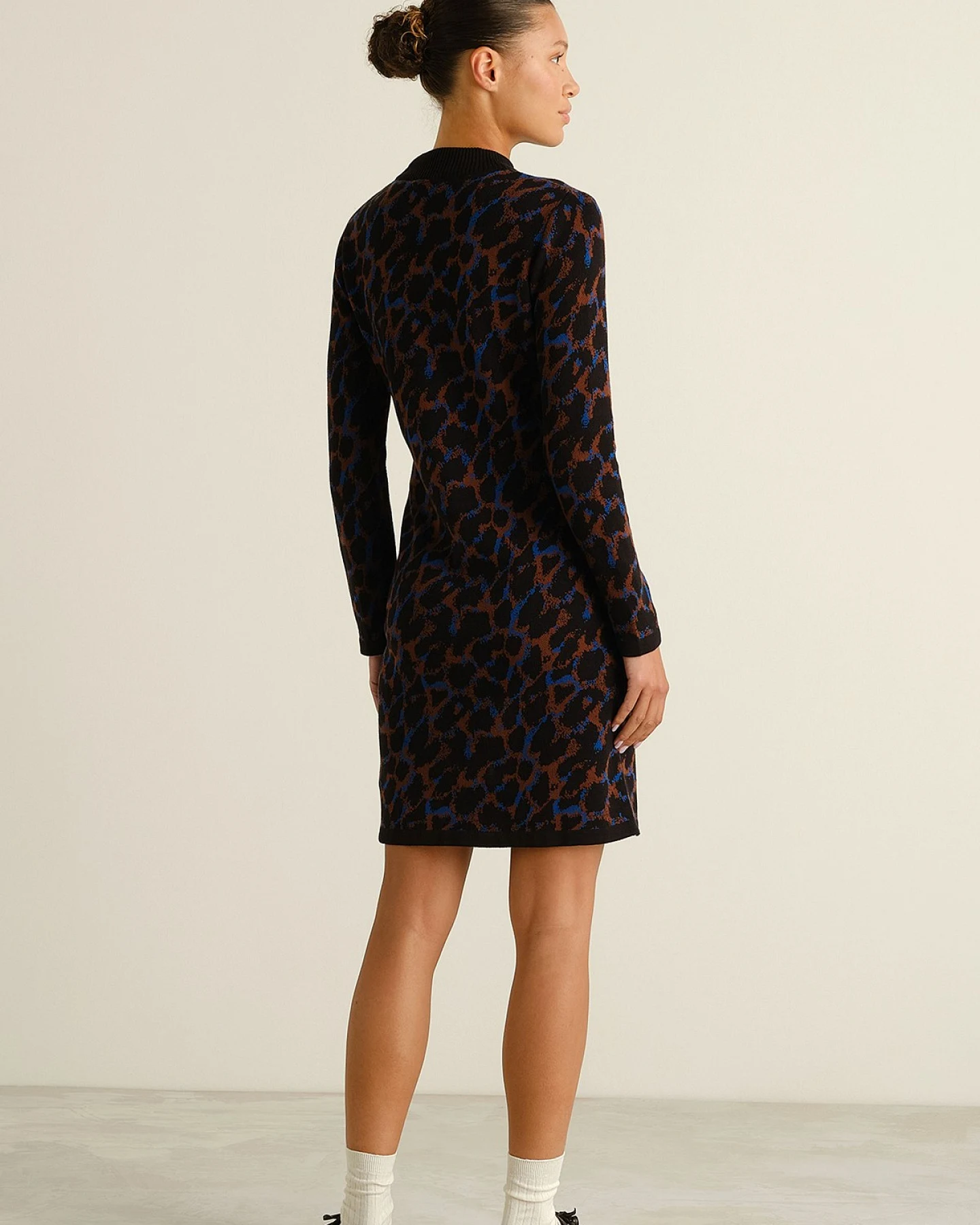 Kleid Lo Leopard Braun – Ansicht 3