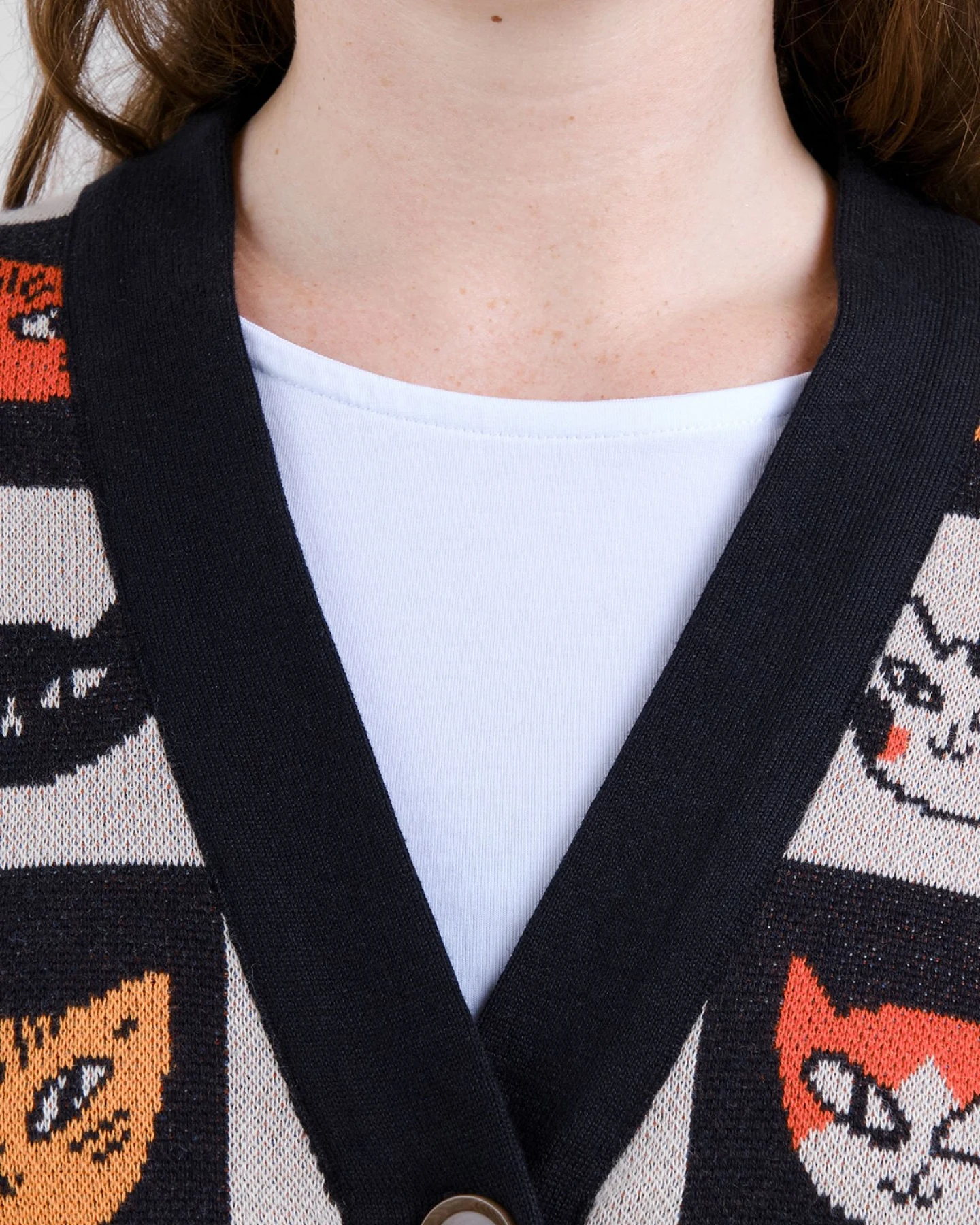 Cardigan Kanan Cat Bingo Schwarz – Ansicht 5