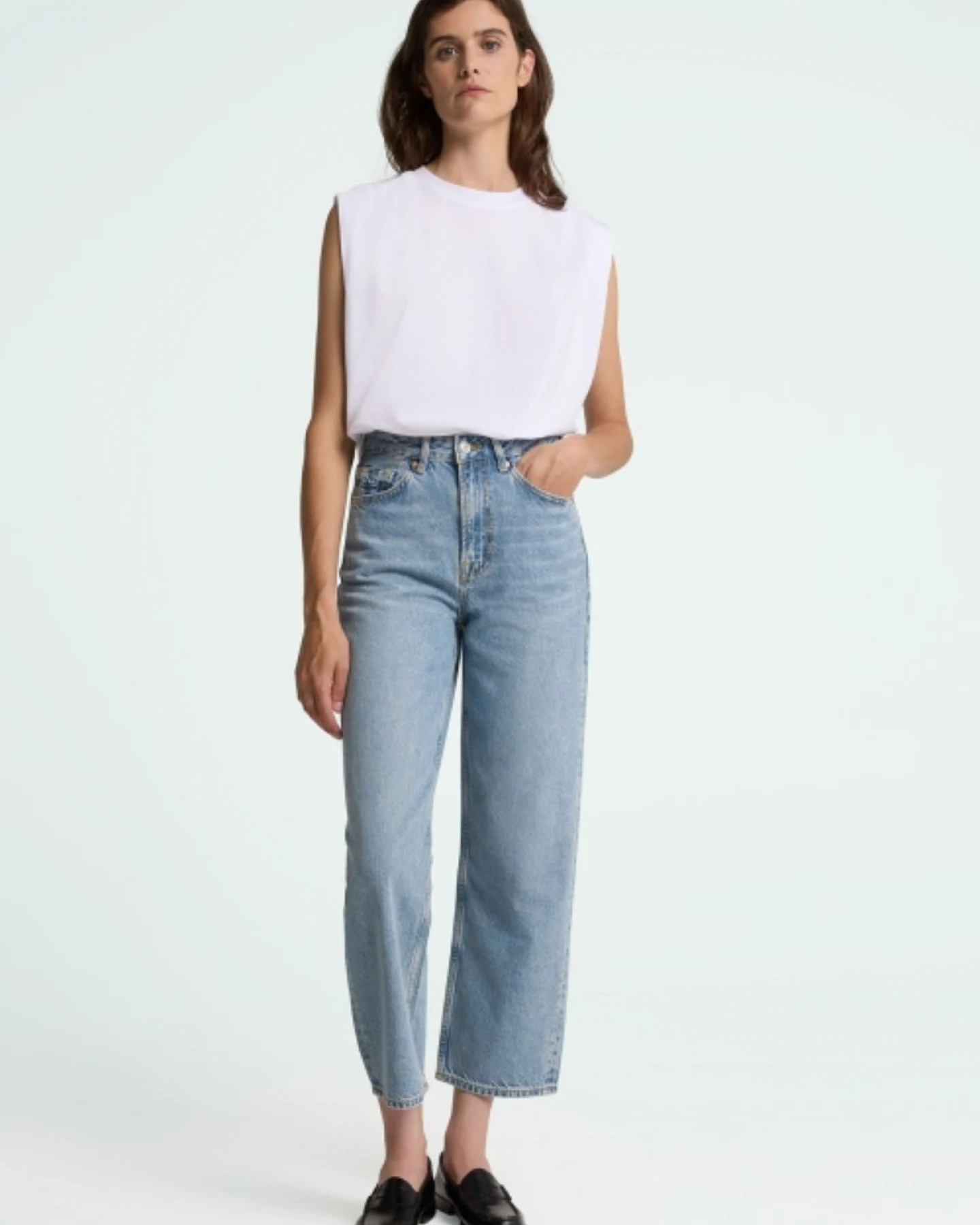 Jeans Liora Cropped Cindy Light Used – Ansicht 4