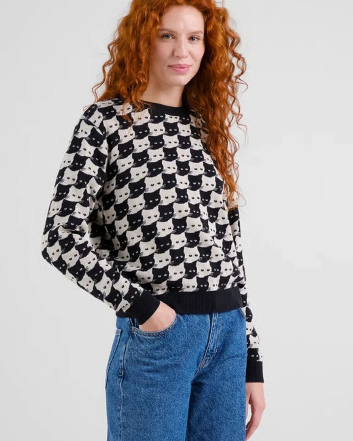 Pullover Arendal Pepita Cats