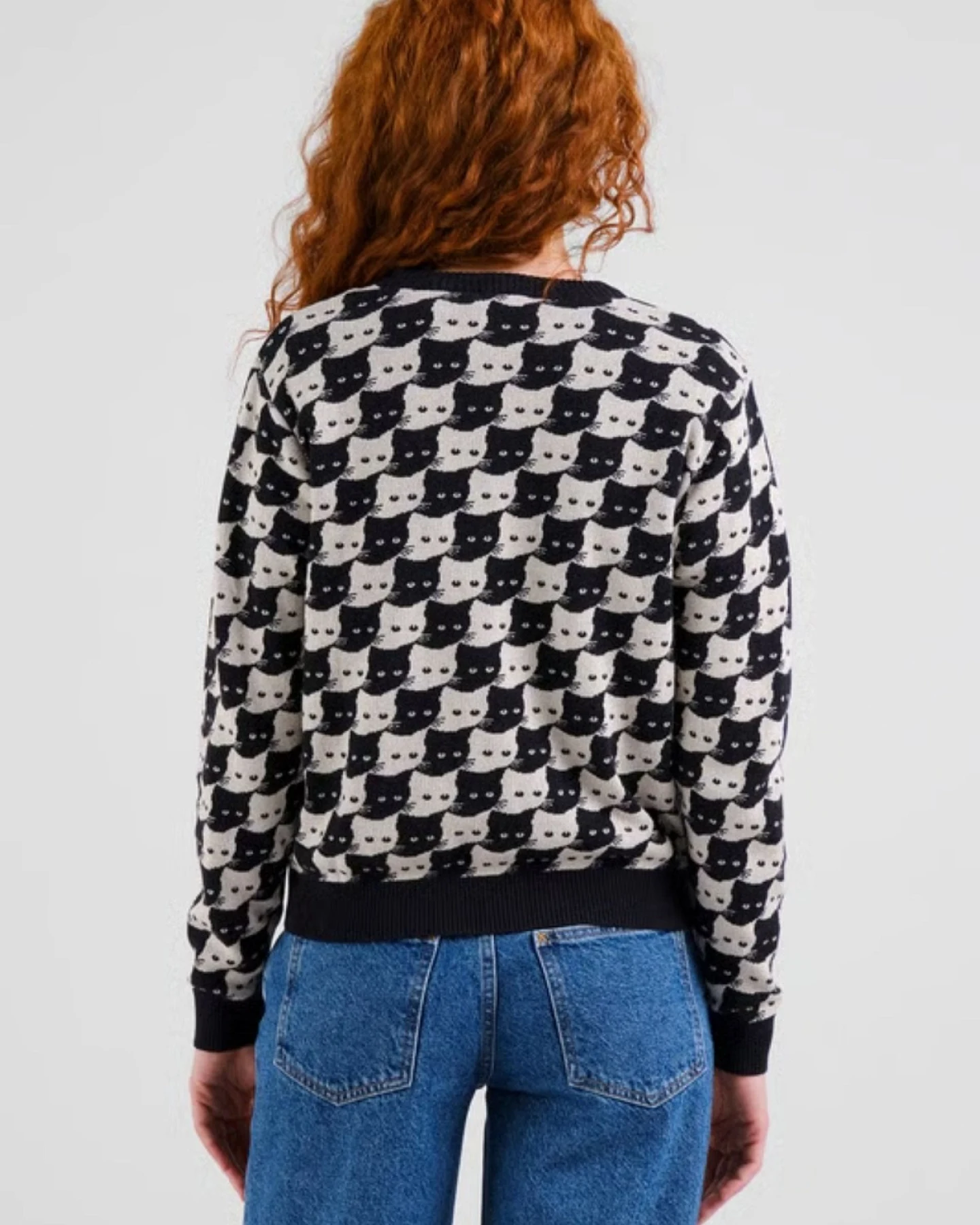 Pullover Arendal Pepita Cats – Ansicht 3