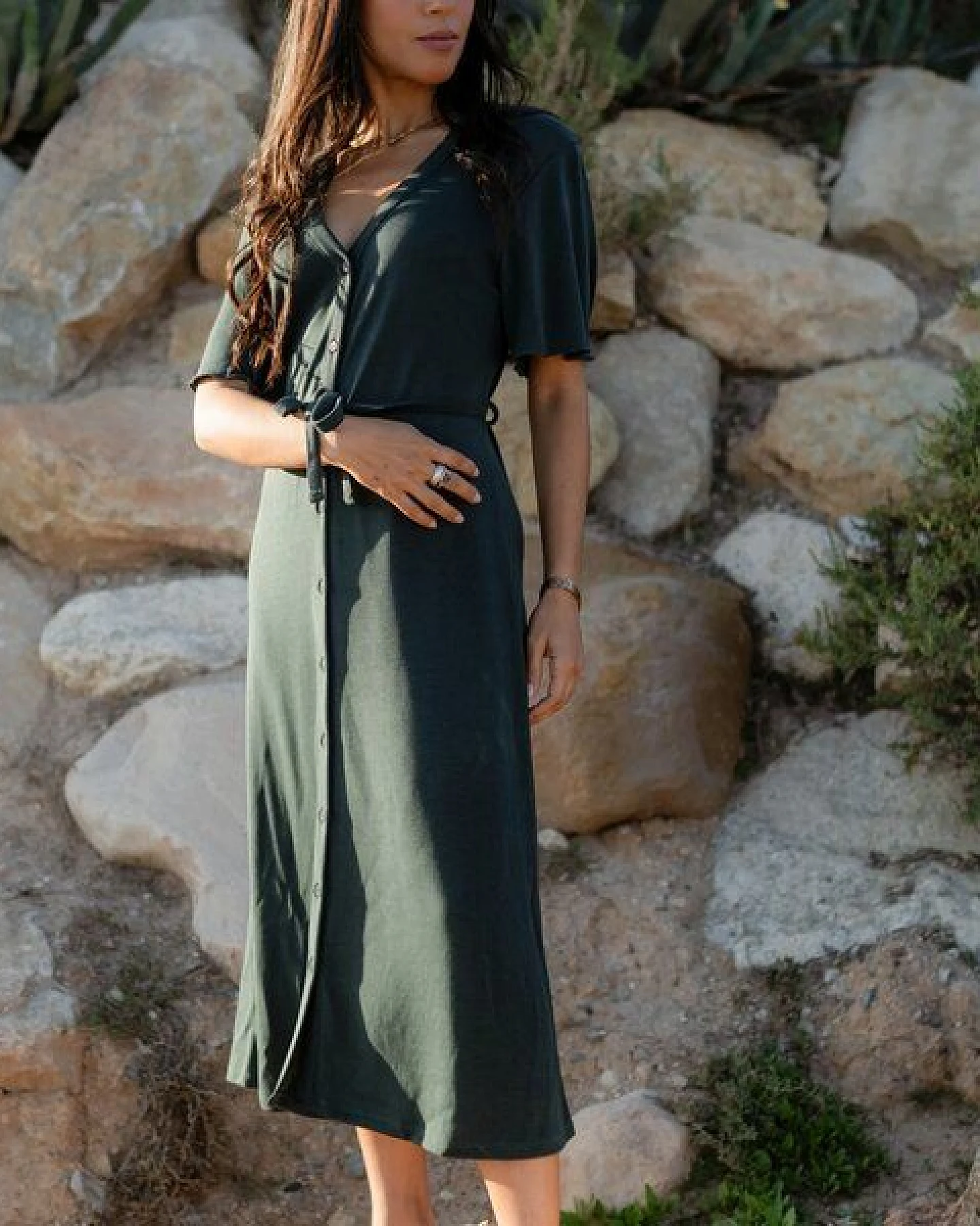 NORDLICHT Jersey Kleid Anouk aus 100% Tencel – Ansicht 3