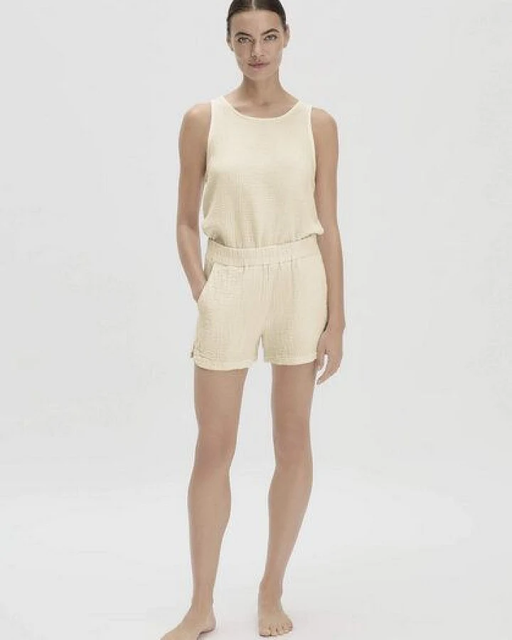 hessnatur Musselin Schlafshorts Regular aus reiner Bio-Baumwolle