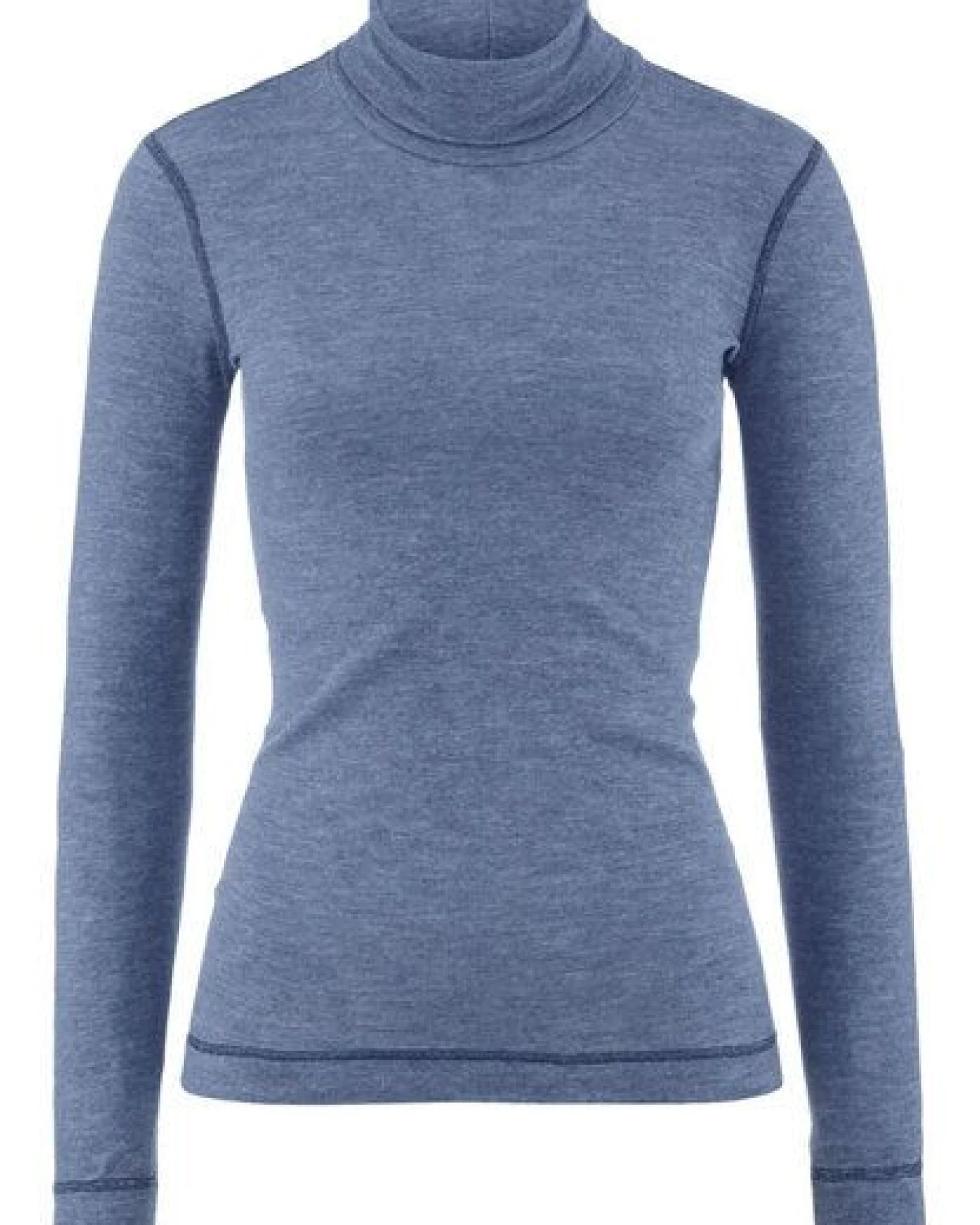 hessnatur Rollkragen-Shirt mit Bio-Merinowolle und Seide – Ansicht 2