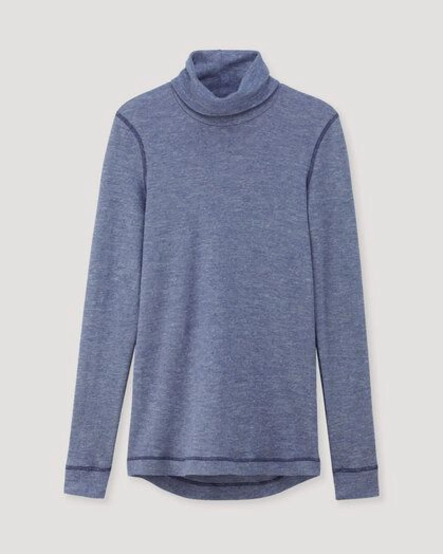 hessnatur Rollkragen-Shirt mit Bio-Merinowolle und Seide – Ansicht 3
