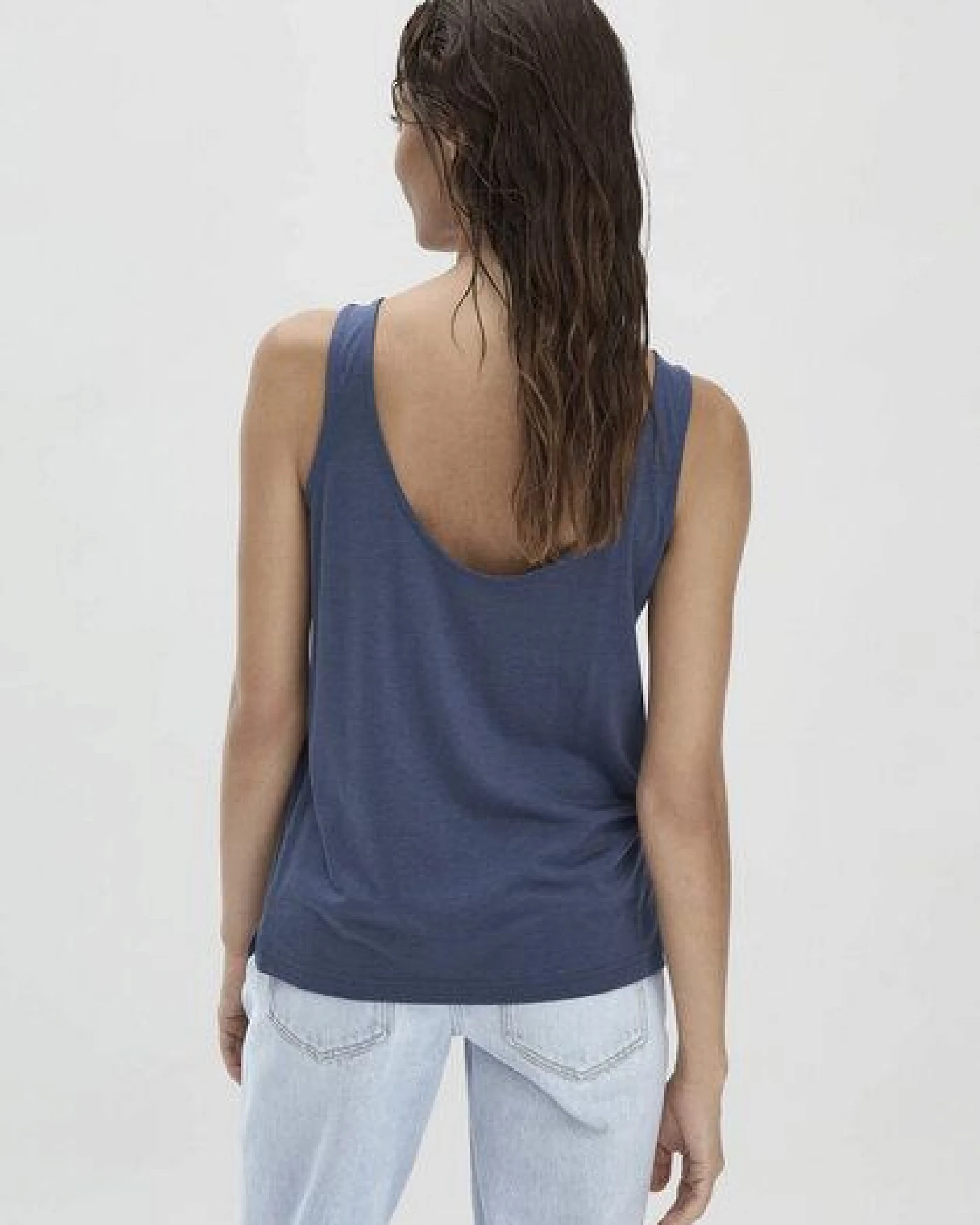 hessnatur Jersey Top Relaxed aus TENCEL Lyocell mit Bio-Baumwolle – Ansicht 2