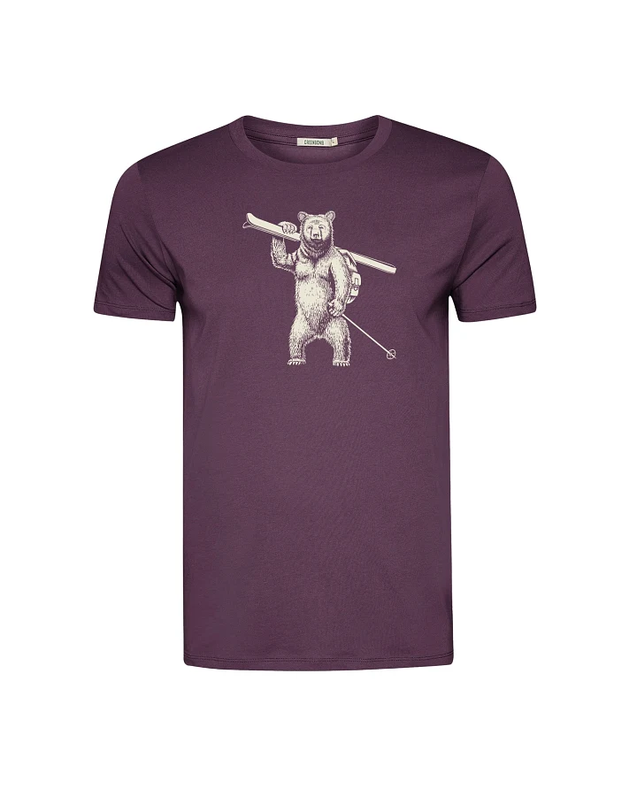 GREENBOMB T-Shirt Guide Ski Bear
