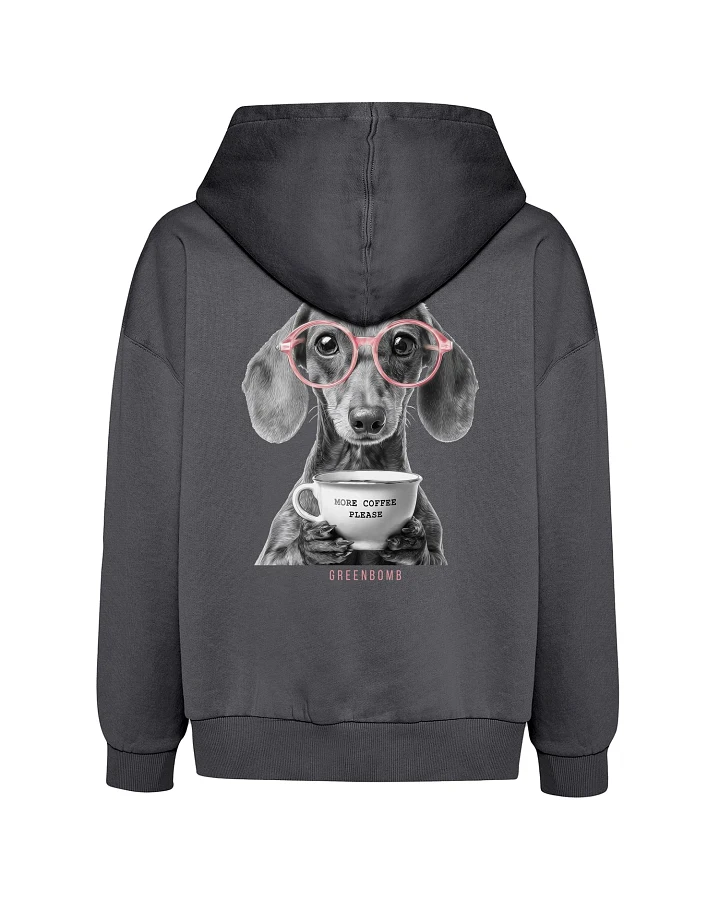 GREENBOMB Hoodie Mello Dog Coffee