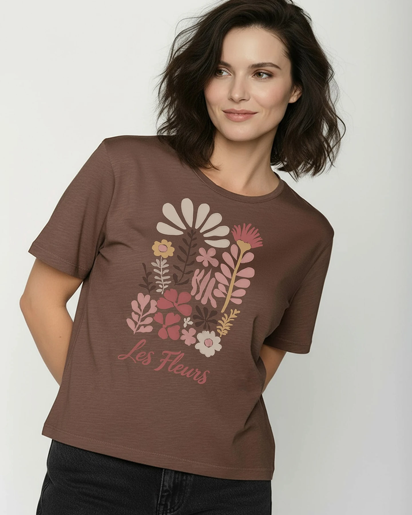 GREENBOMB T-Shirt Nova Les Fleurs – Ansicht 3