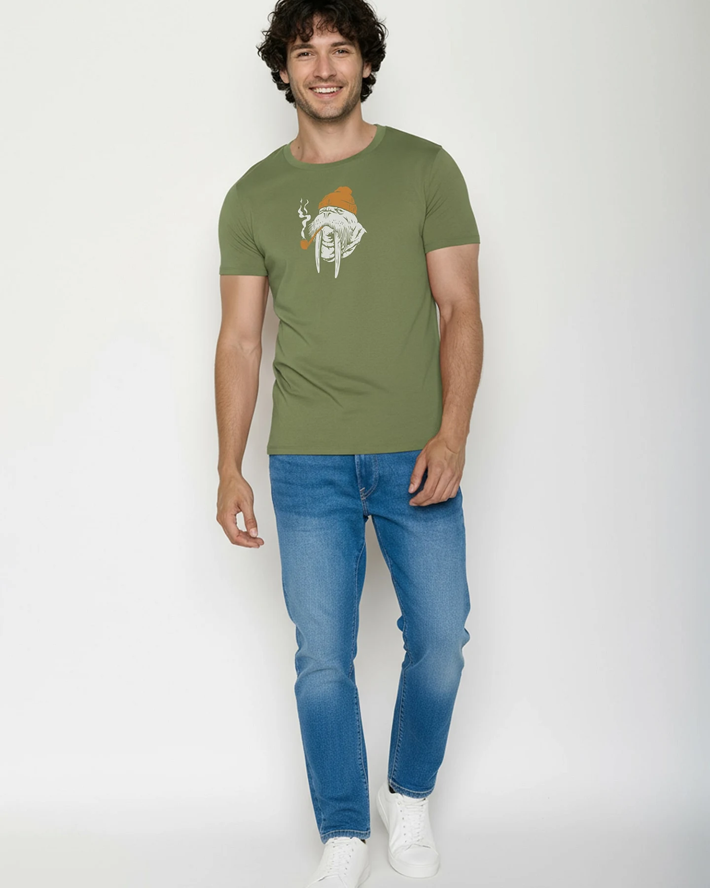 GREENBOMB T-Shirt Guide Smokey Walrus – Ansicht 4