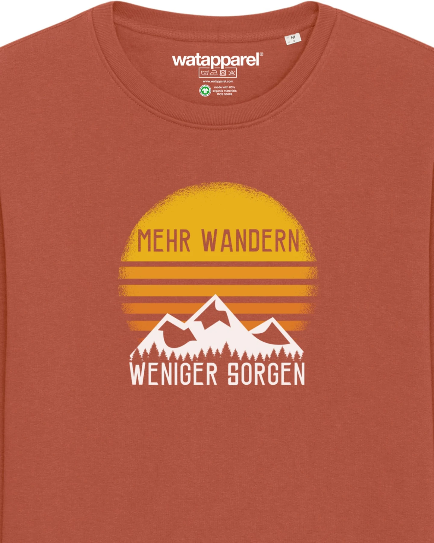 Watapparel Sweatshirt Mehr Wandern – Ansicht 3
