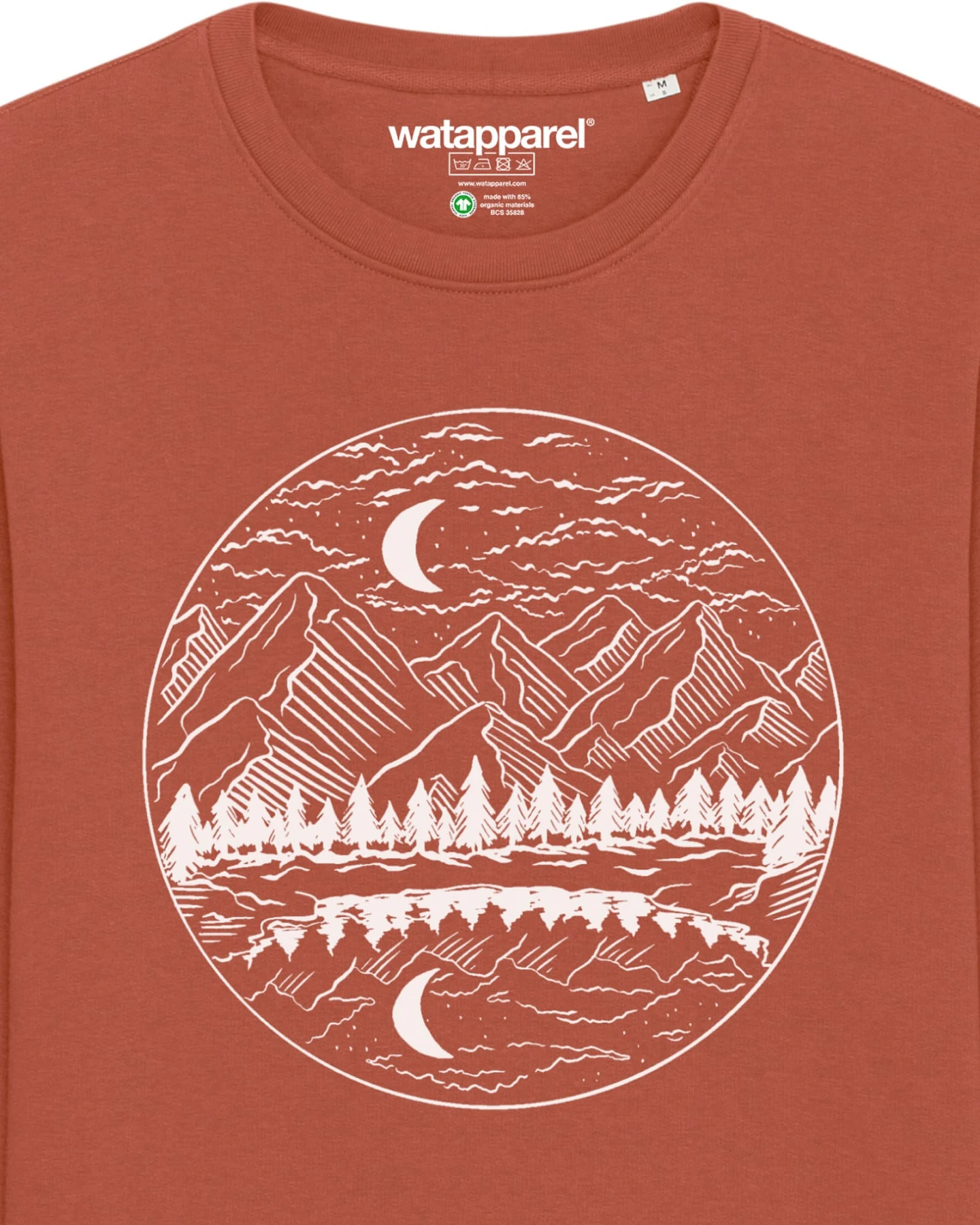 Watapparel Sweatshirt Mountains by night – Ansicht 3