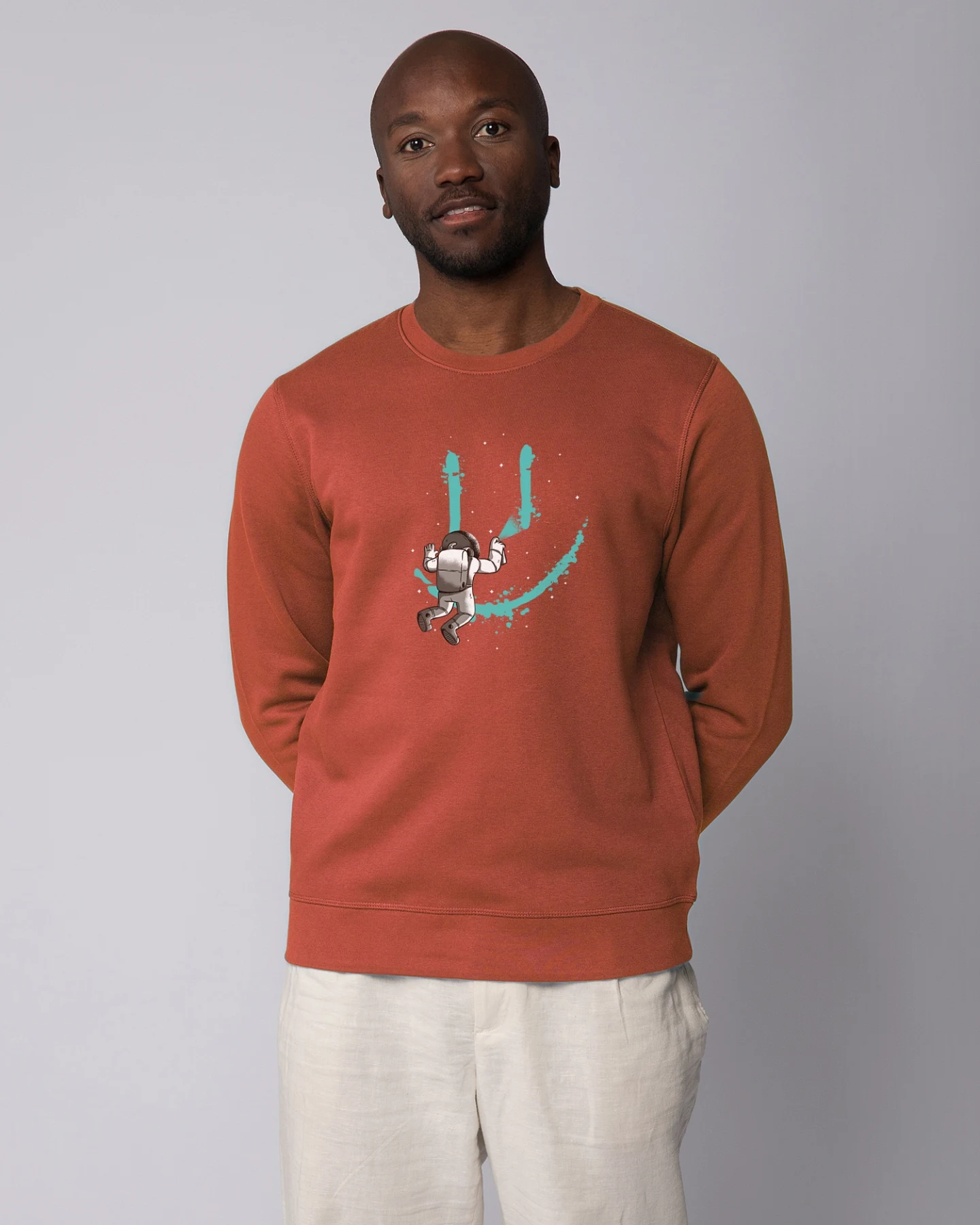 Watapparel Sweatshirt Graffiti Astronaut – Ansicht 2