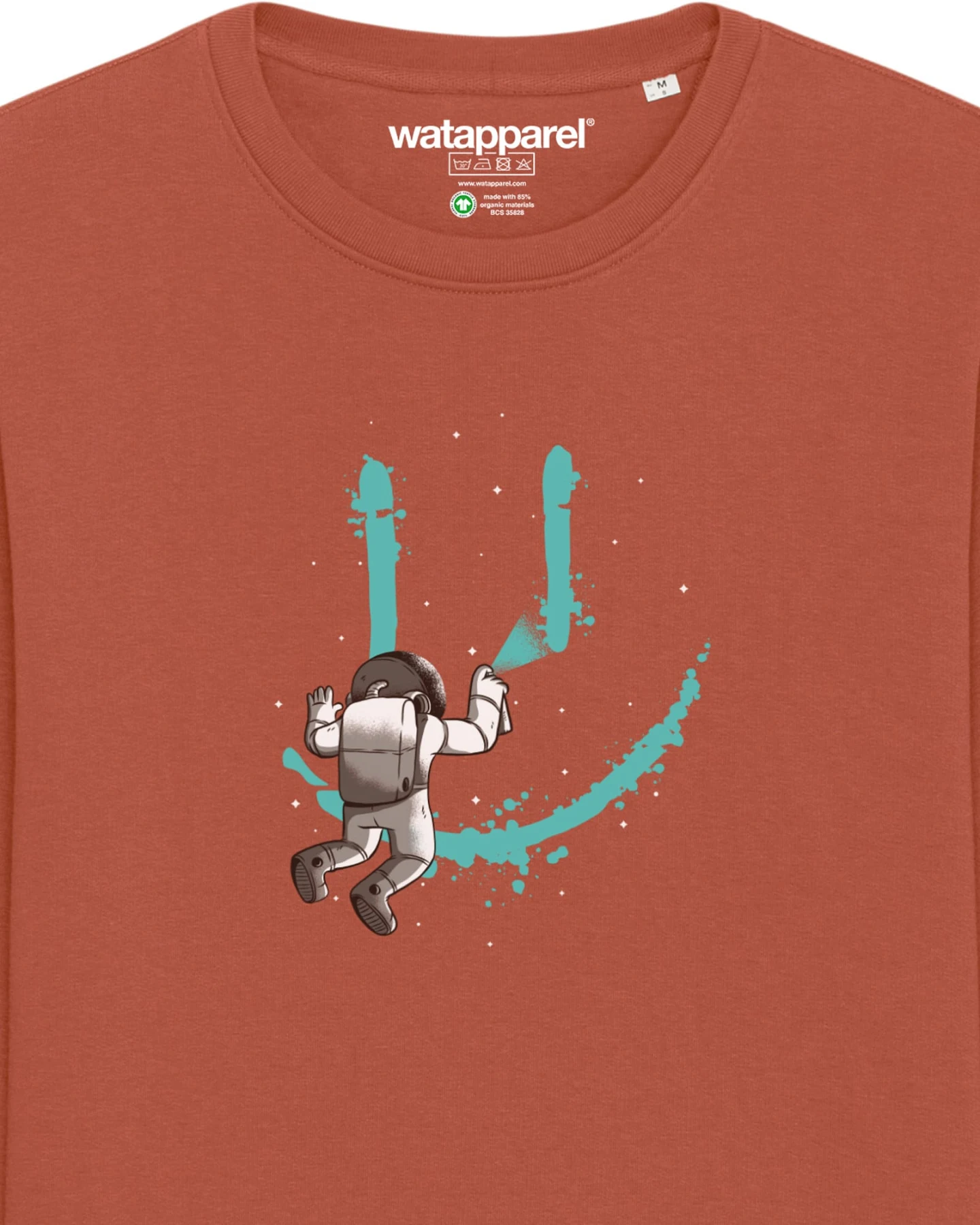 Watapparel Sweatshirt Graffiti Astronaut – Ansicht 3