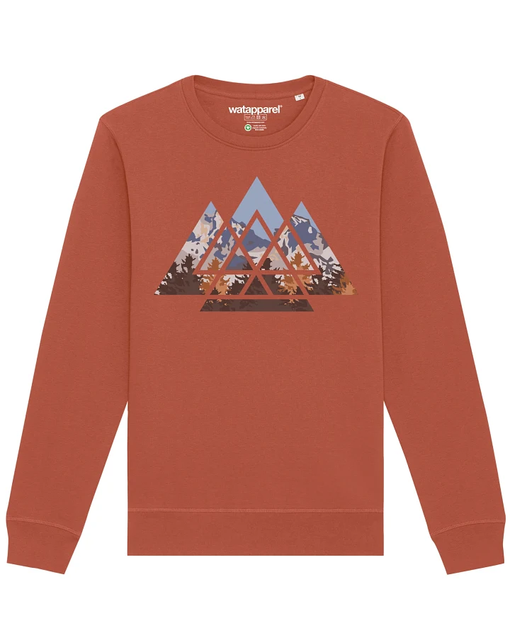 Watapparel Sweatshirt Geometric Landscape