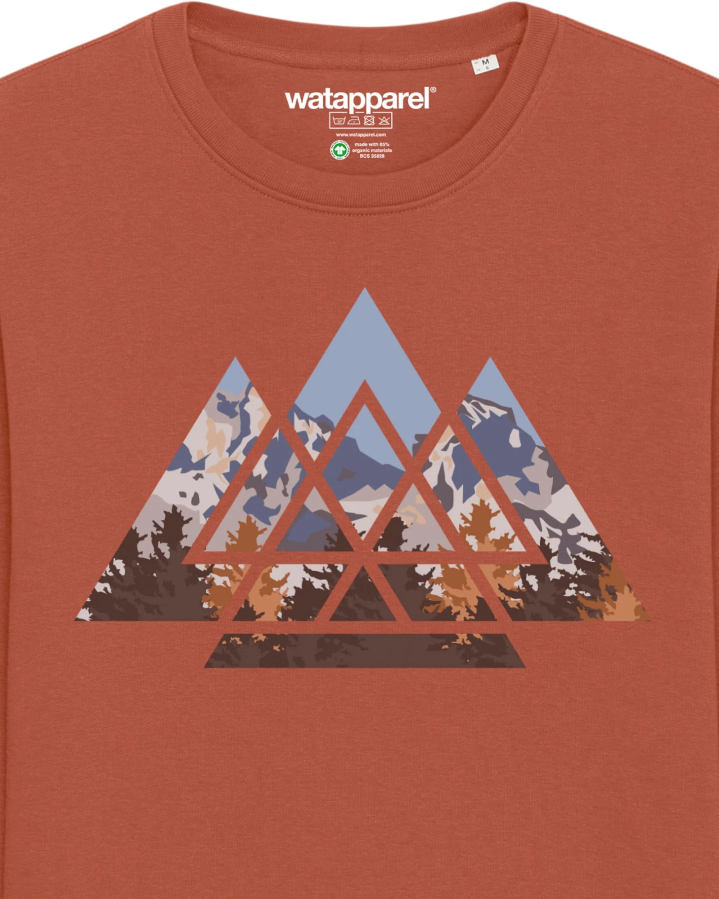 Watapparel Sweatshirt Geometric Landscape – Ansicht 3