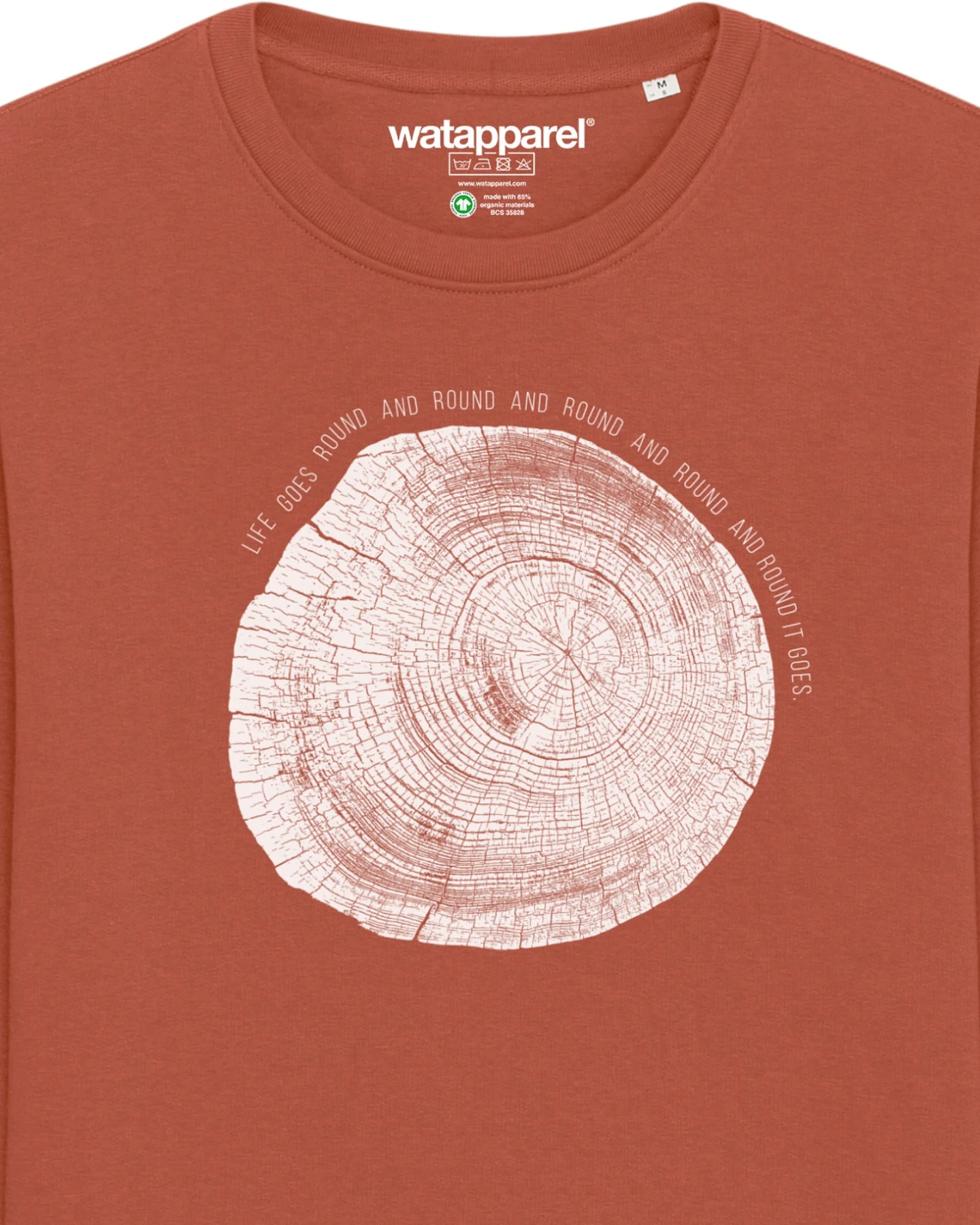 Watapparel Sweatshirt Baumscheibe – Ansicht 3