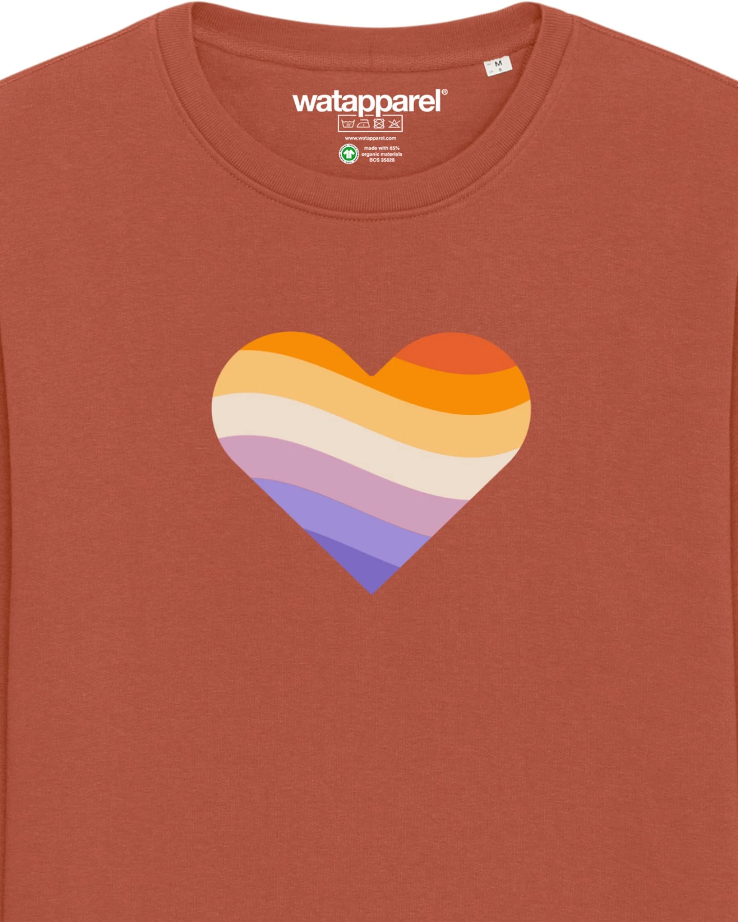 Watapparel Sweatshirt Rainbow Heart – Ansicht 3